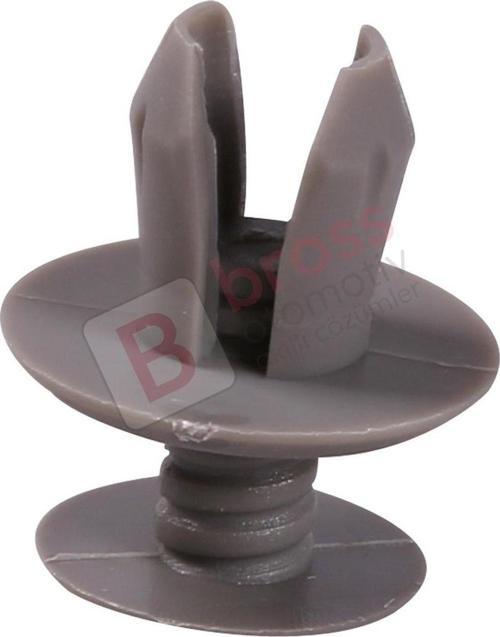 VW için 10 Adet Döşeme Paneli Klipsi Koyu Gri 7018672991YZ