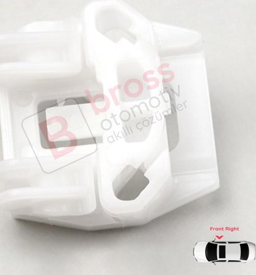 VW Peugeot İçin Ön Sağ Cam Kriko Klipsi: 1J4837462F