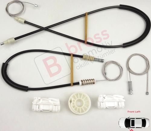 VW Sharan Seat Alhambra MK1 1995-2010 Ford Galaxy MK1 İçin Elektrikli Ön Sol Kapı Cam Kriko Seti