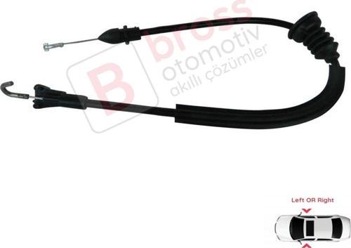 Seat Cordoba MK1 MK2 Toledo MK2 İçin Ön Kapı İç Açma Teli 5P08370858