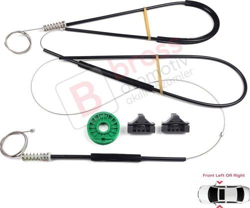 Seat Ibiza Cordoba SX 3-Kapı HB Coupe İçin Elektrikli Sağ veya Sol Kapı Cam Kriko Tamir Seti