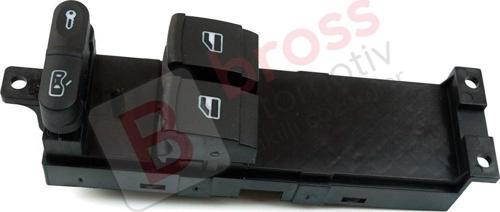 VW; Skoda; Seat İçin Sol Ön Elektrikli Pencere Kontrol Paneli Anahtarı: 1J3959857B