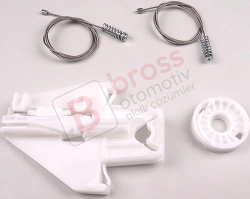 Skoda Fabia MK1 99-2008 4/5 Kapı Praktik Van 6Y0839461 İçin Elektrikli Arka Sol Cam Kriko Tamir Seti