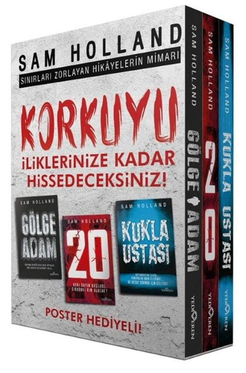 Sam Holland Polisiye Gerilim Seti - 3 Kitap Takım