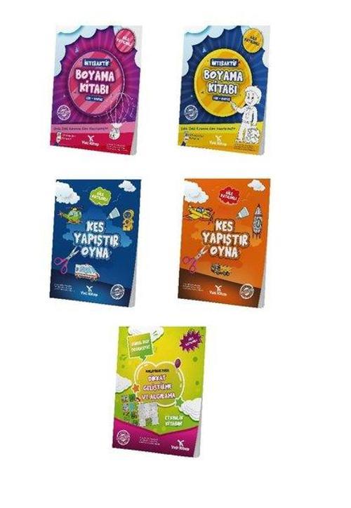 4-6 Yaş Okul Öncesi Etkinlik Seti - 5 Kitap Takım