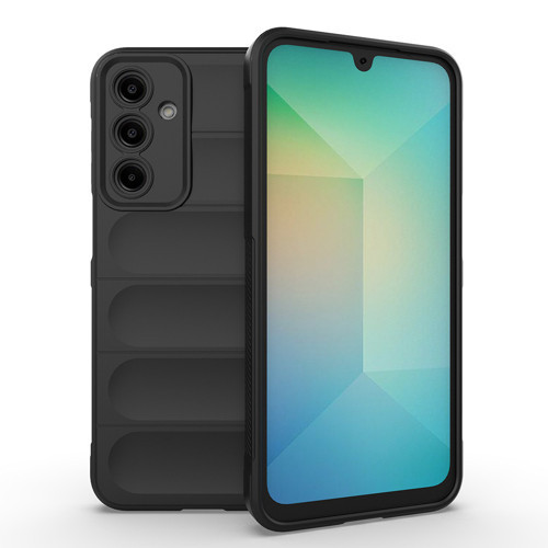 Galaxy A17 Kılıf Esnek TPU Oyuklu Arka Yüzey Tasarımlı Etnik Silikon Kılıf
