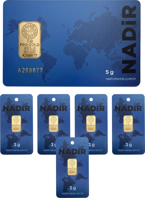 10 Gram Nadir Altın 24 Ayar Külçe Altın
