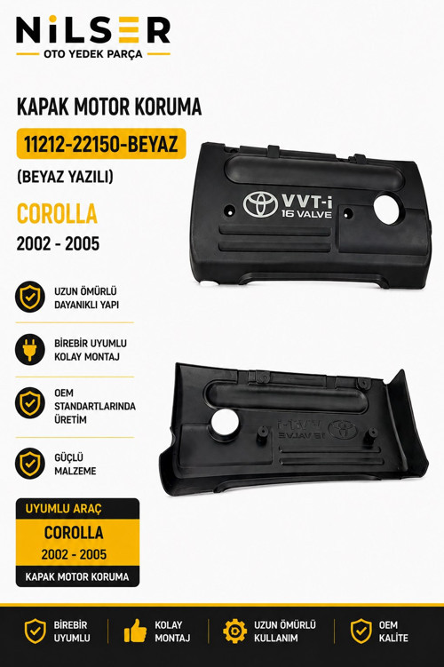 Toyota Corolla Motor Koruma Kapak 2002-2005