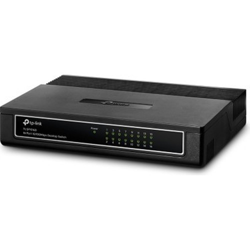 16 Portlu Ethernet Switch, 10/100 Mbps Hızında