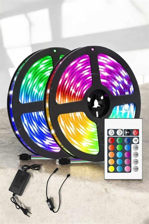 tekno RGB Işıklı 10Metre Şerit Led Kumandalı Yeni Nesil 2026
