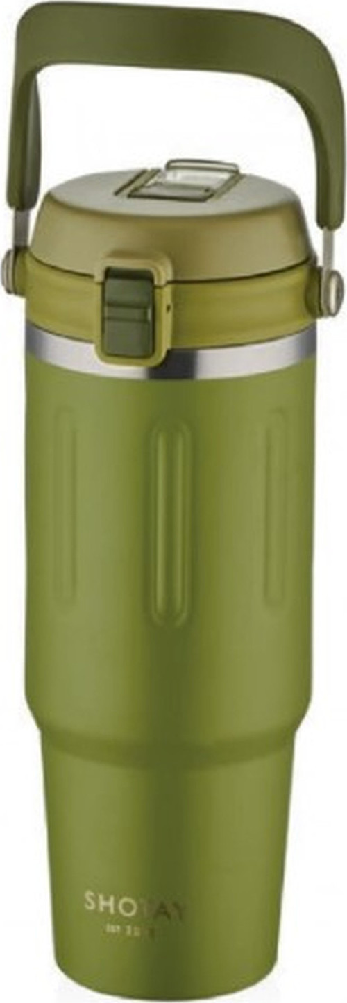 CAMPING ÇELİK MUG YEŞİL 900 ML.