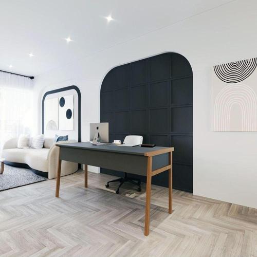 Zenith Çalışma Masası 150 cm Antrasit Ceviz
