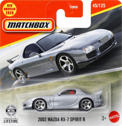 C0859 Matchbox 1:64 Tekli Arabalar 2002 Mazda Rx7 Spirit R JHN39