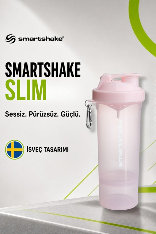 Slim Serisi 500 ml Pamuk Pembe Protein Shaker