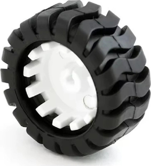 N20 Tekerlek 43X18 mm Kauçuk – 3 mm D Şaftlı Motor Uyumlu