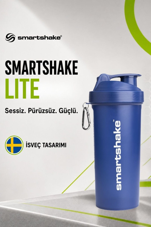 Lite Serisi 1000 ml Navy Mavi Protein Shaker