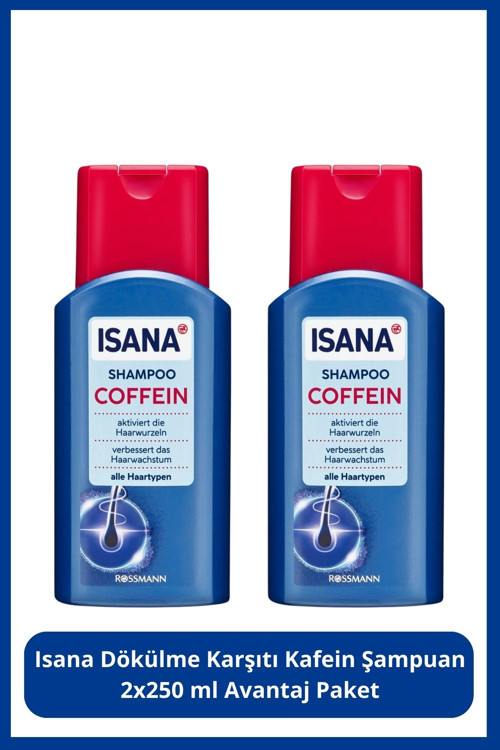 Dökülme Karşıtı Kafein Şampuan 250 ml 2'li