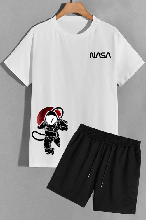 Nasa Şort T-shirt Eşofman Takımı