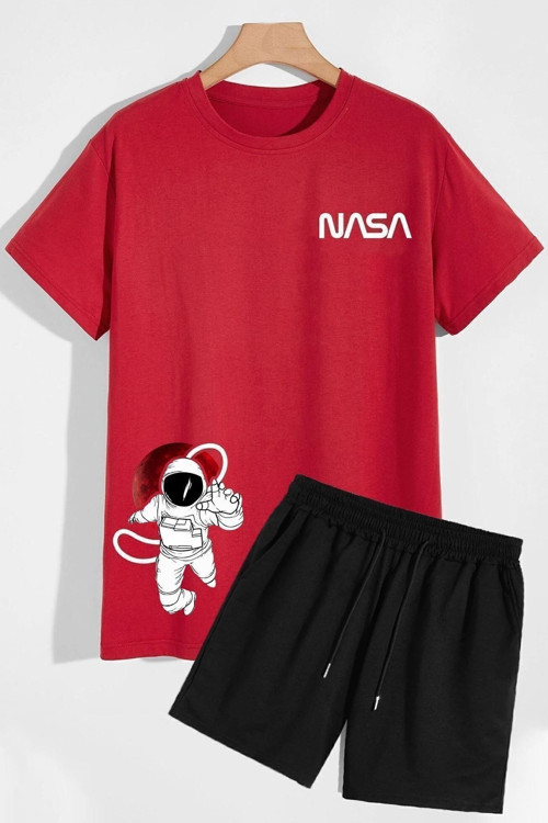 Nasa Şort T-shirt Eşofman Takımı