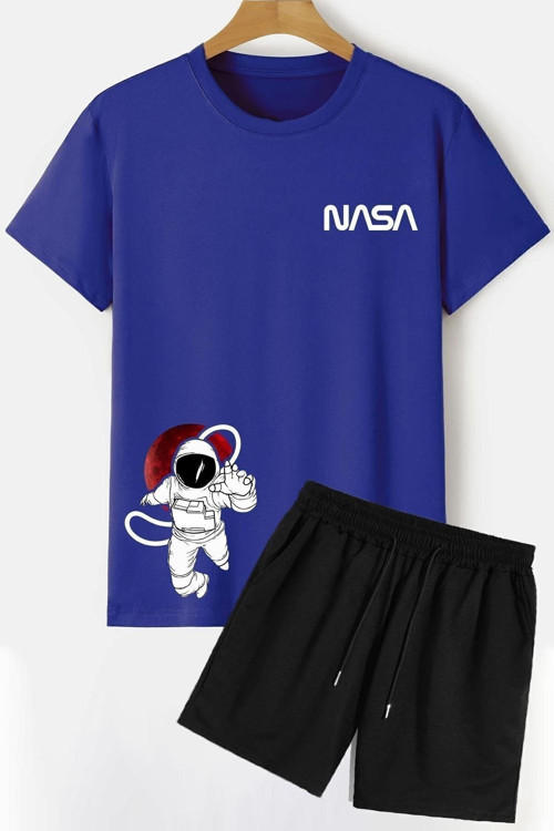 Nasa Şort T-shirt Eşofman Takımı