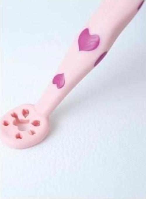 Yumuşak Uçlu Püre Kaşığı Pembe