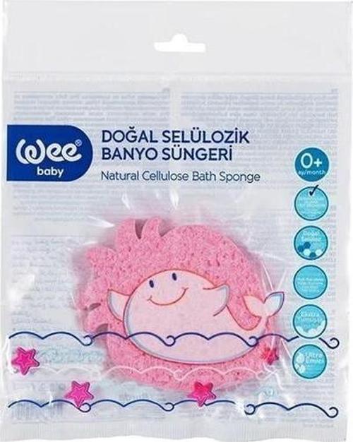 Doğal Selülozik Banyo Süngeri 915 Pembe Çilek