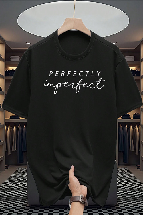Pamuklu Perfectly Baskılı Oversize T-shirt