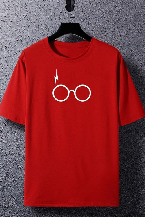 Unisex Potter Baskılı T-shirt