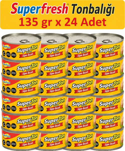 Süperton Ton Balığı 135 gr x 24 Adet