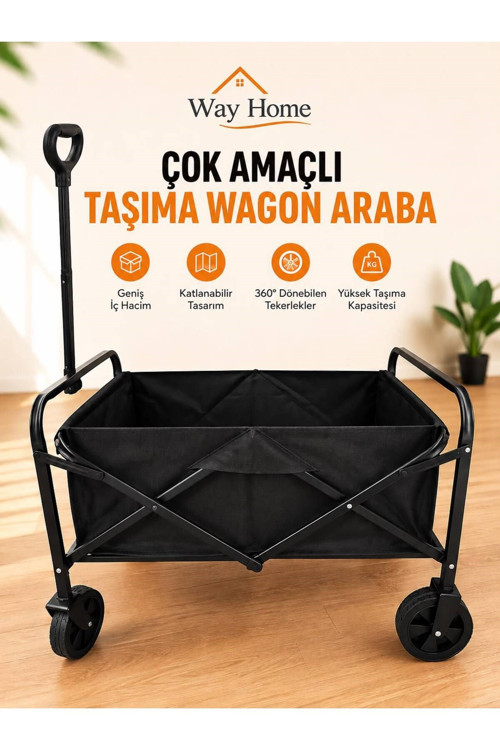 WAY HOME (MINI)Çok Amaçlı Katlanır Portatif Taşıma Aracı Kamp, Piknik, Plaj, Pazar
