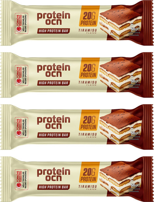 Protein Bar 50 gr Tiramisu 4 lü