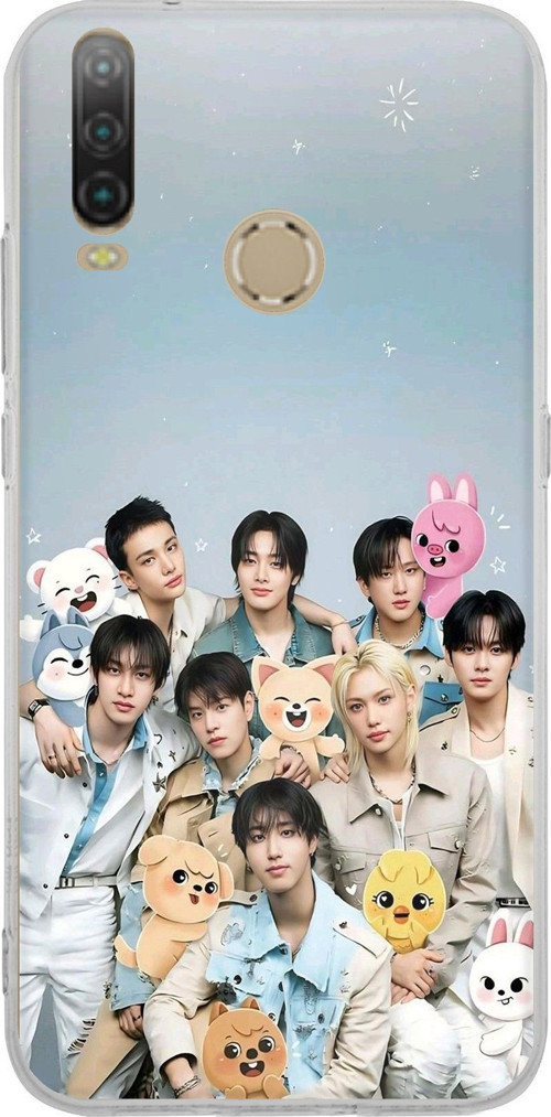 General Mobile GM 10 Uyumlu Tray Kids K-Pop Grubu ve SKZOO Temalı Baskılı Silikon Kılıf