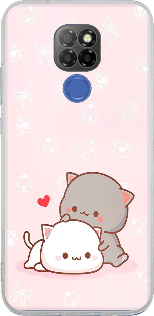 General Mobile GM 20 Uyumlu Sevimli ve Remontik Kediler Baskılı Silikon Kılıf