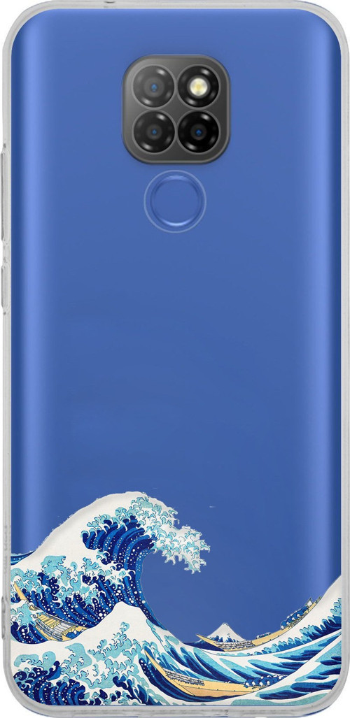 General Mobile GM 20 Uyumlu Kanagawa Oki Nami Ura Dalgası Tasarımlı Baskılı Silikon Kılıf