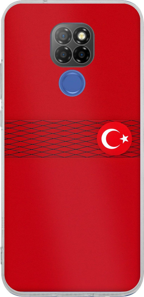 General Mobile GM 20 Uyumlu Türk Milli Takım Izgara Desenli Forma Baskılı Silikon Kılıf