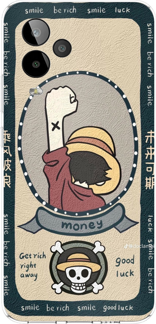 General Mobile GM 24 PRO Uyumlu One Piece Dolar Baskılı Silikon Kılıf