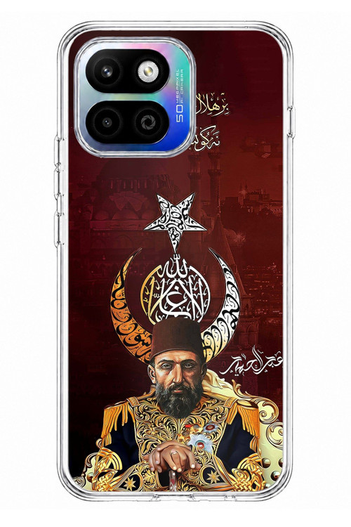 General Mobile GM 26 One 5G Uyumlu Abdülhamid Han Baskılı Silikon Kılıf