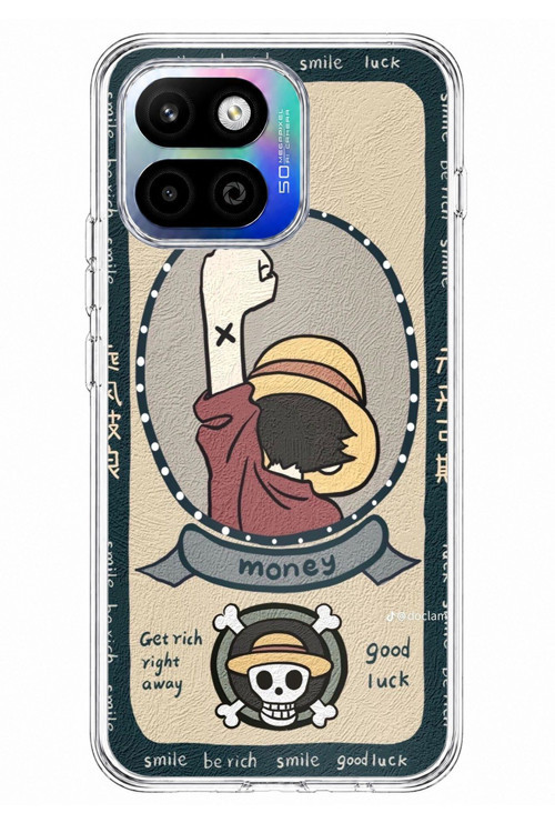 General Mobile GM 26 One 5G Uyumlu One Piece Dolar Baskılı Silikon Kılıf