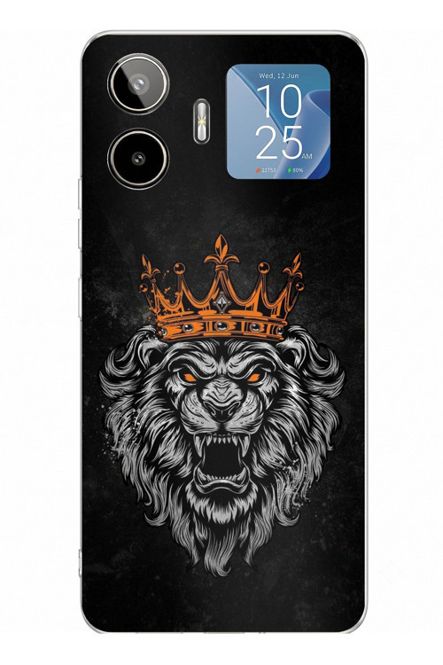 General Mobile GM 26 PRO Uyumlu Kurt Ruhu Baskılı Silikon Kılıf