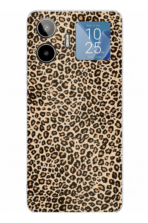 General Mobile GM 26 PRO Uyumlu Leopar Tasarımlı Baskılı Silikon Kılıf