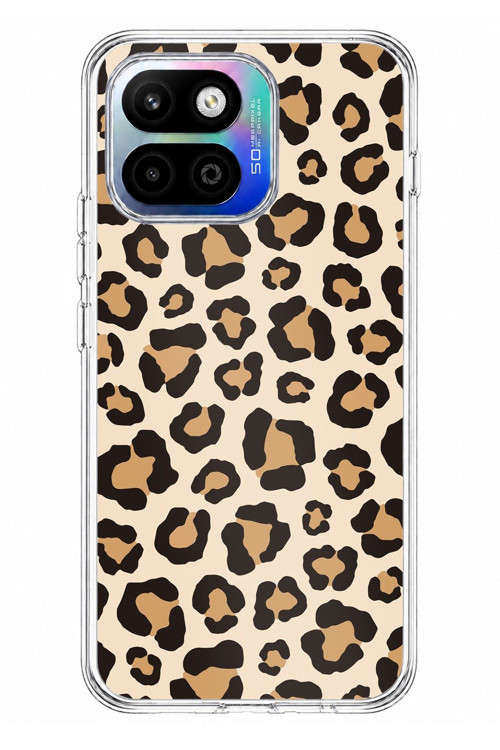 General Mobile GM 26 One 5G Uyumlu Vahşi Zarafet Leopar Desenli Baskılı Silikon Kılıf