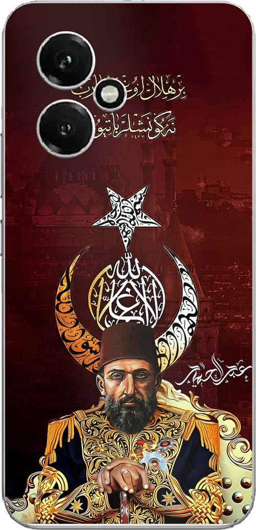 Honor 400 Uyumlu Abdülhamid Han Baskılı Silikon Kılıf