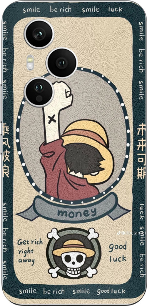 Honor 400 PRO Uyumlu One Piece Dolar Baskılı Silikon Kılıf