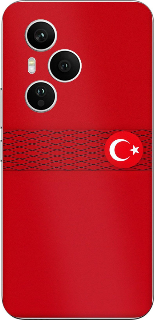 Honor 400 PRO Uyumlu Türk Milli Takım Izgara Desenli Forma Baskılı Silikon Kılıf