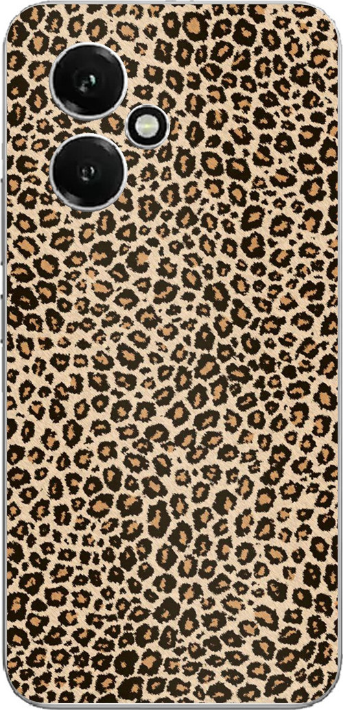 Honor 400 Uyumlu Leopar Tasarımlı Baskılı Silikon Kılıf