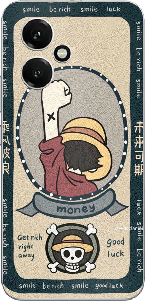 Honor 400 Uyumlu One Piece Dolar Baskılı Silikon Kılıf