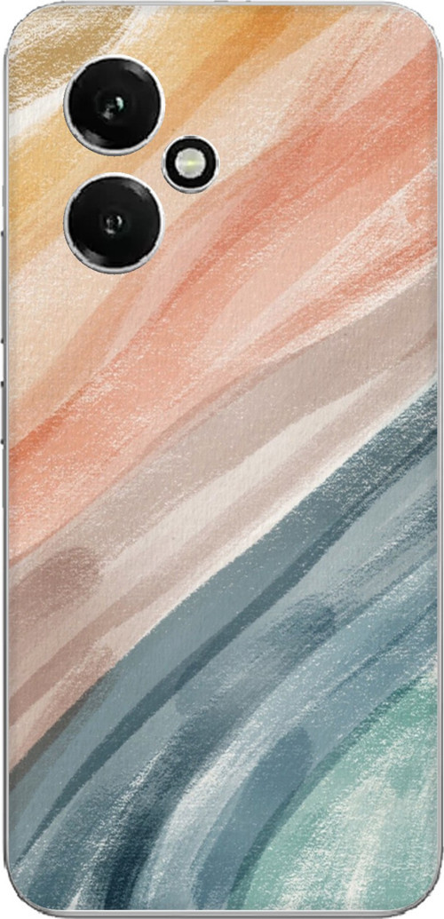 Honor 400 Uyumlu Modern Renk Paleti Baskılı Silikon Kılıf