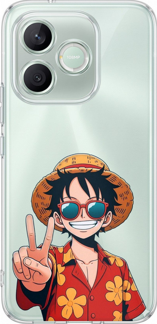Honor 600 Lite Uyumlu Monkey D. Luffy Tasarımlı Baskılı Silikon Kılıf