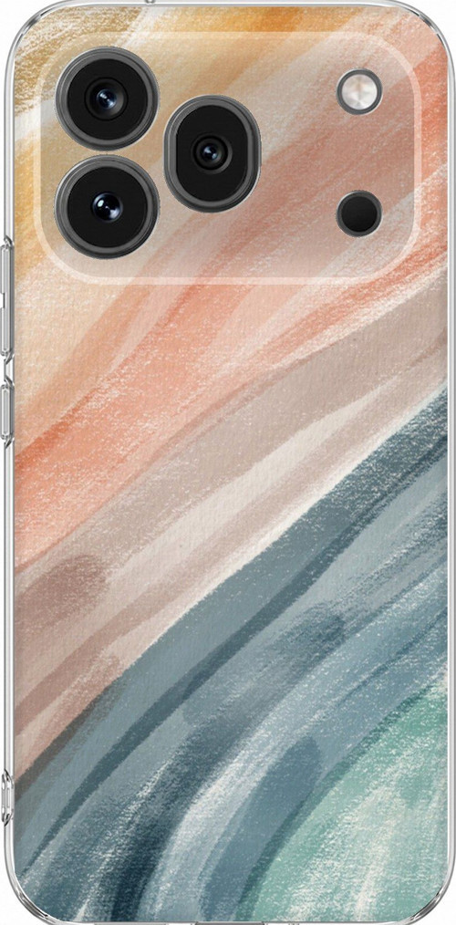 Honor 600 Pro Uyumlu Modern Renk Paleti Baskılı Silikon Kılıf