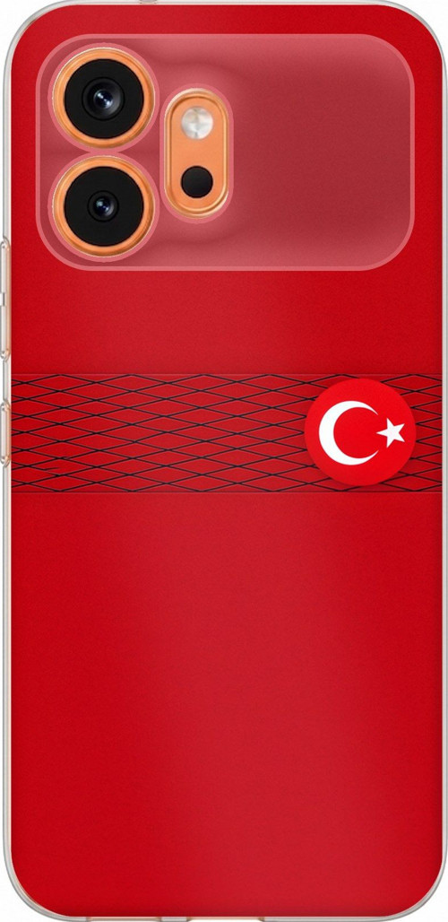 Honor 600 Uyumlu Türk Milli Takım Izgara Desenli Forma Baskılı Silikon Kılıf